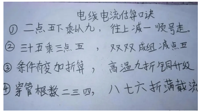 三分鐘學會電線承受電流估算,超好用!(圖3) 三分鐘學會電線承受電流估算,超好用!(圖3)